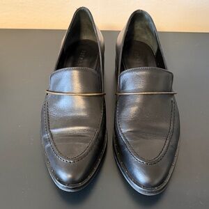 Freda Salvador Black Leather Loafers